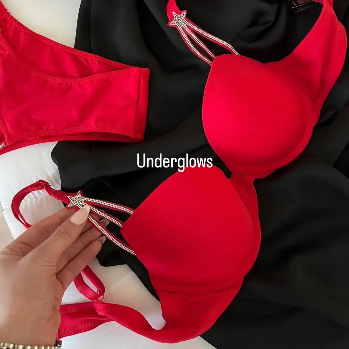 Star straps double padded bra