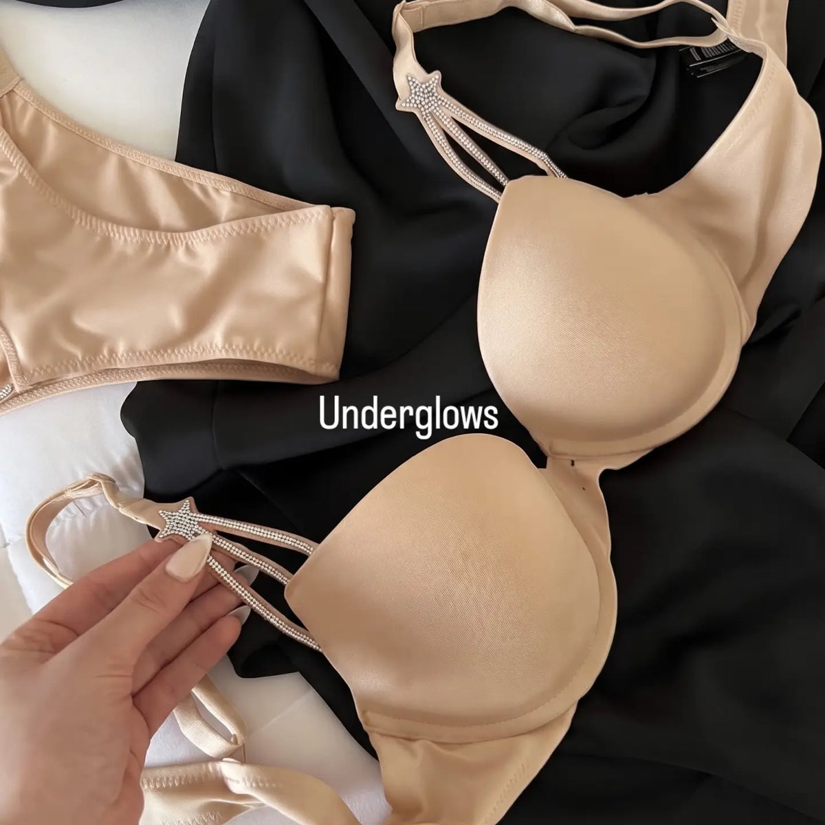 Star straps double padded bra