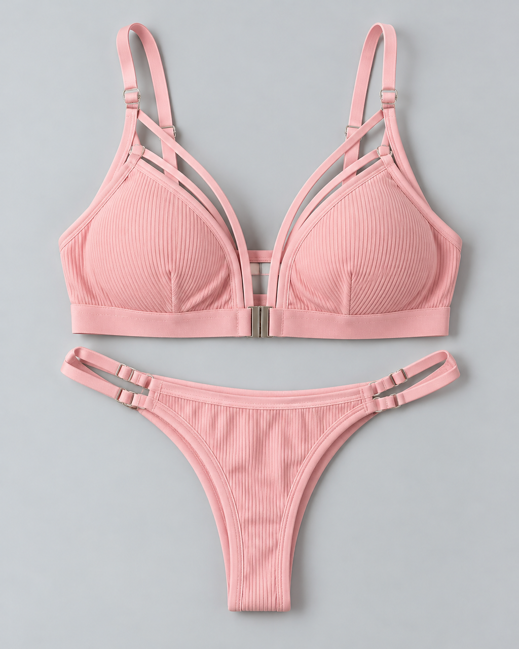 Luna Criss-Cross Lingerie Set