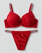 Victoria Trendy Fluffy Bra & Panty Set