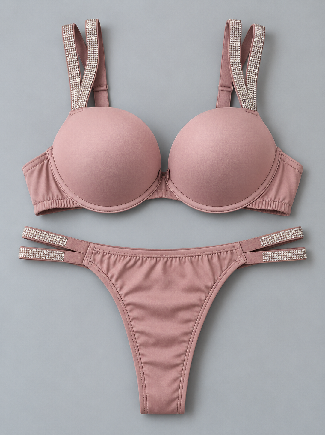 Double Straps Bra Panty Set