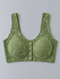 Front Open Buttoned Padded Lacy Bra For Maternity