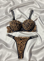 Victoria Secret Padded Cheetah Bikini Set