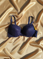 Premium White Thin Padded Lacy Bra