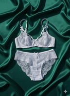 Summer Breathable Fancy Lacy Bra & Panty Set