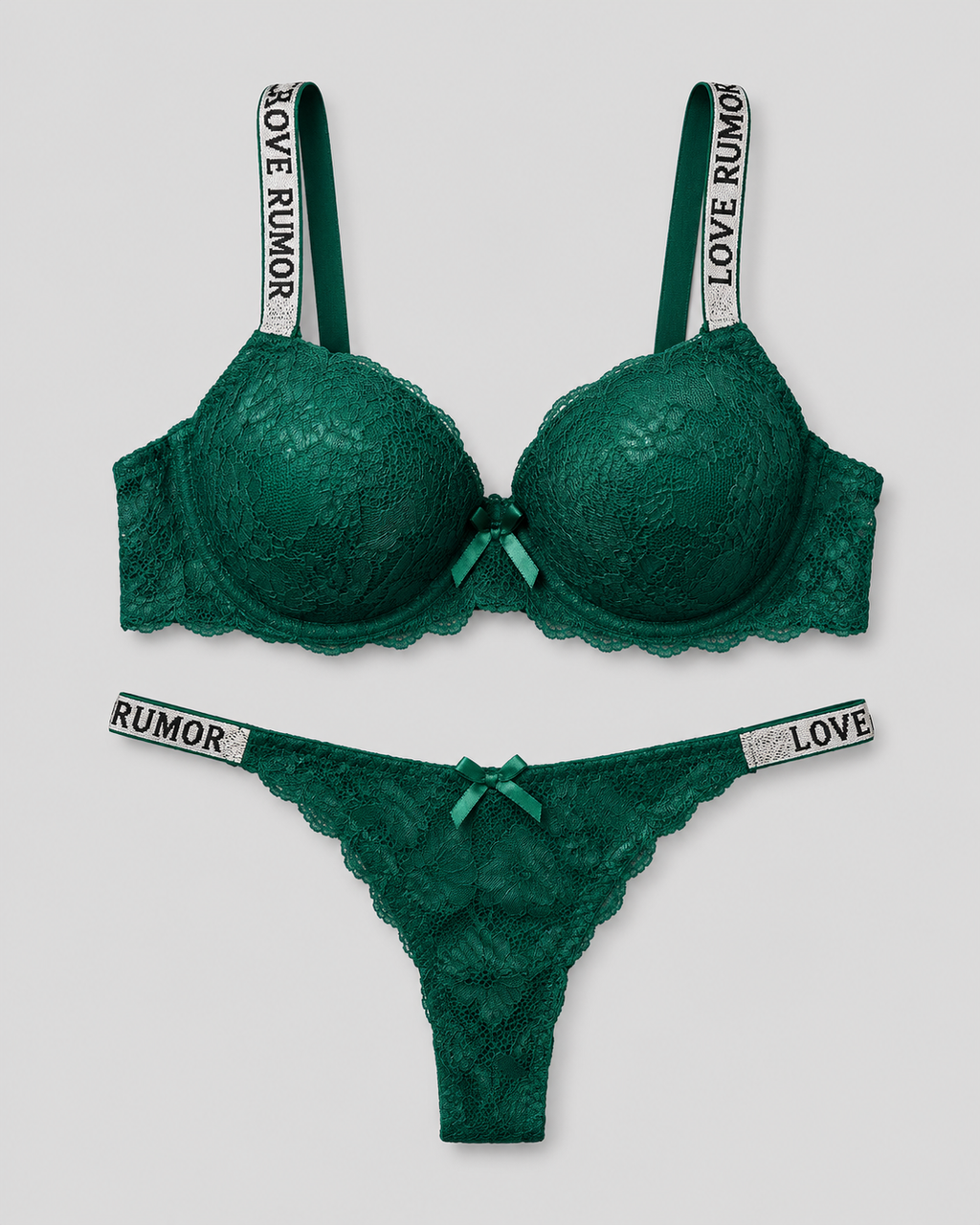 Love Rumu Lace Padded Lingerie Set