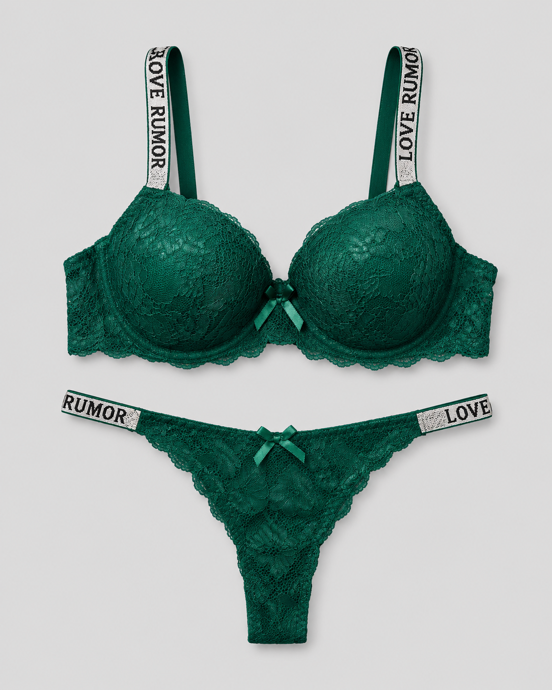 Love Rumu Lace Padded Lingerie Set