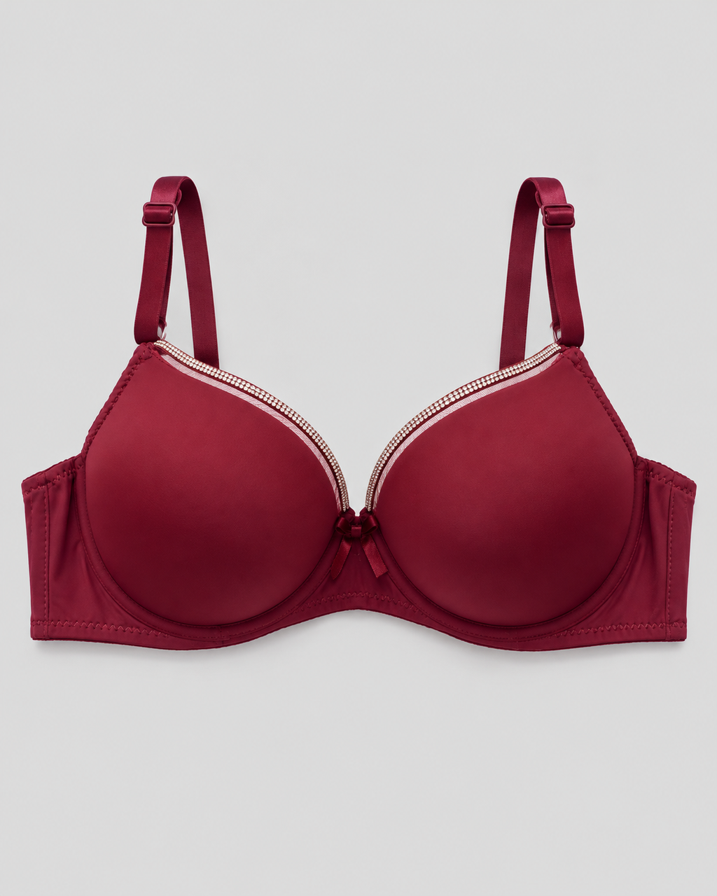 Double Padded Shiny Strap Bra