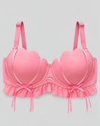 Half Cup Double Padded Rainbow Bra