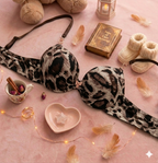 Wild LUX animal print pushup bra