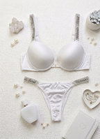 Victoria Secret Plain Pushup Bra & Panty Set