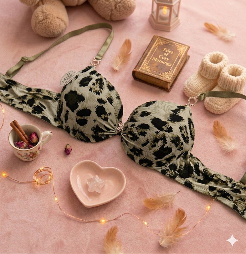 Wild LUX animal print pushup bra