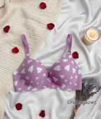 Heart shaped pushup bra