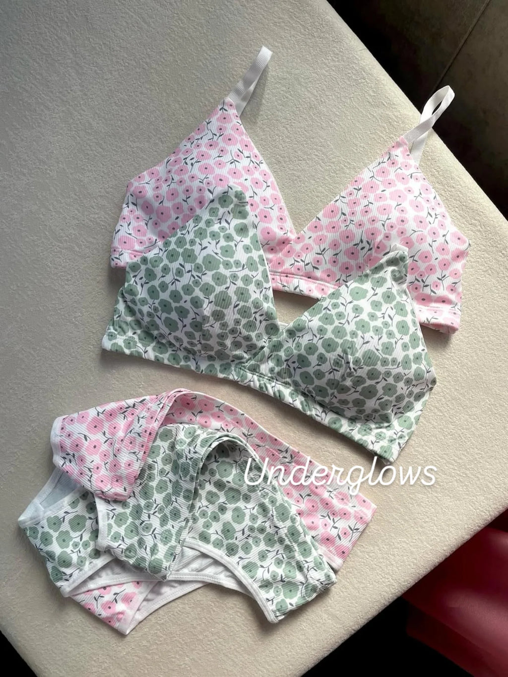 Mini Summer Bikini Style Lite Padded Floral Set