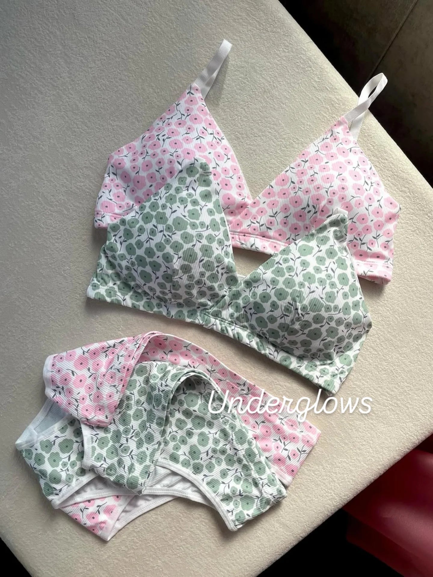 Mini Summer Bikini Style Lite Padded Floral Set