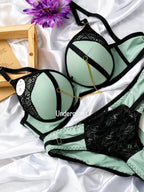Premium Padded, Chained Bra & Panty