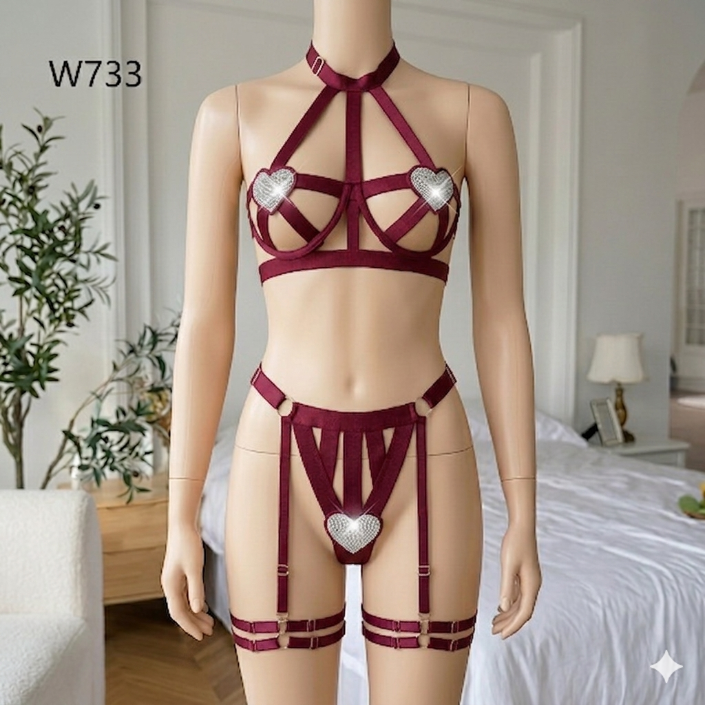 Heart Shaped Allure glow set