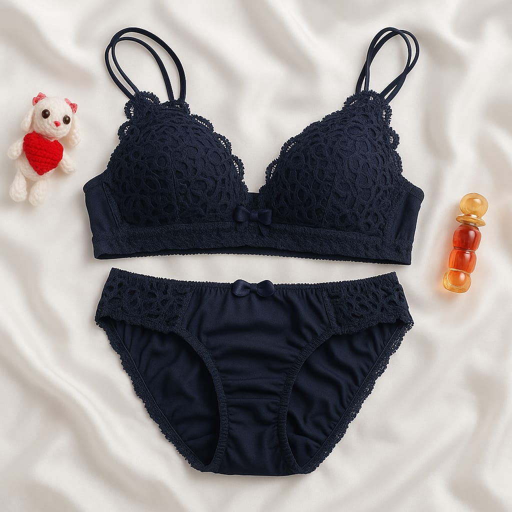 Premium French Style Romantic Lace Lingerie Set