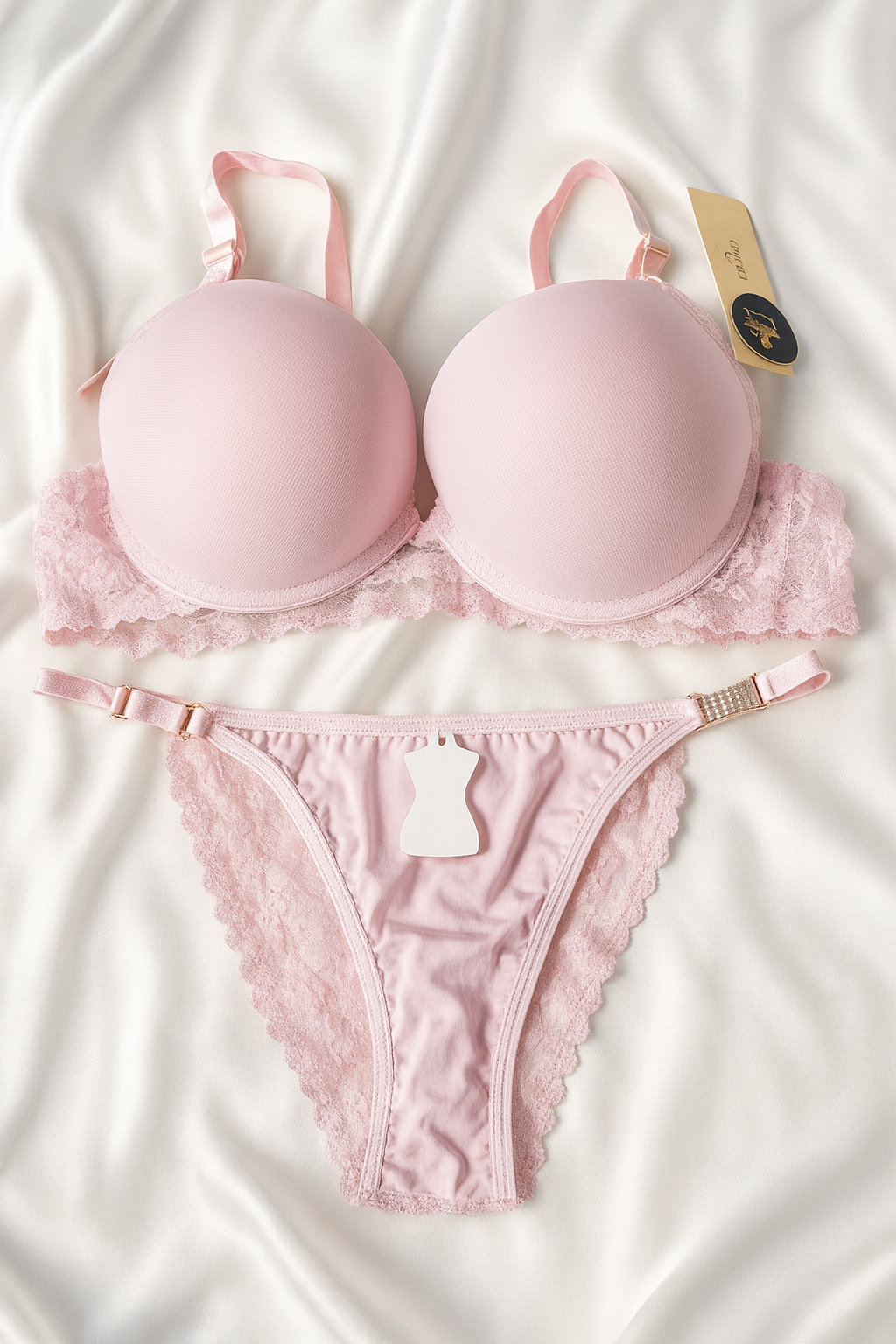 Premium sexy  double padded bra and panty set