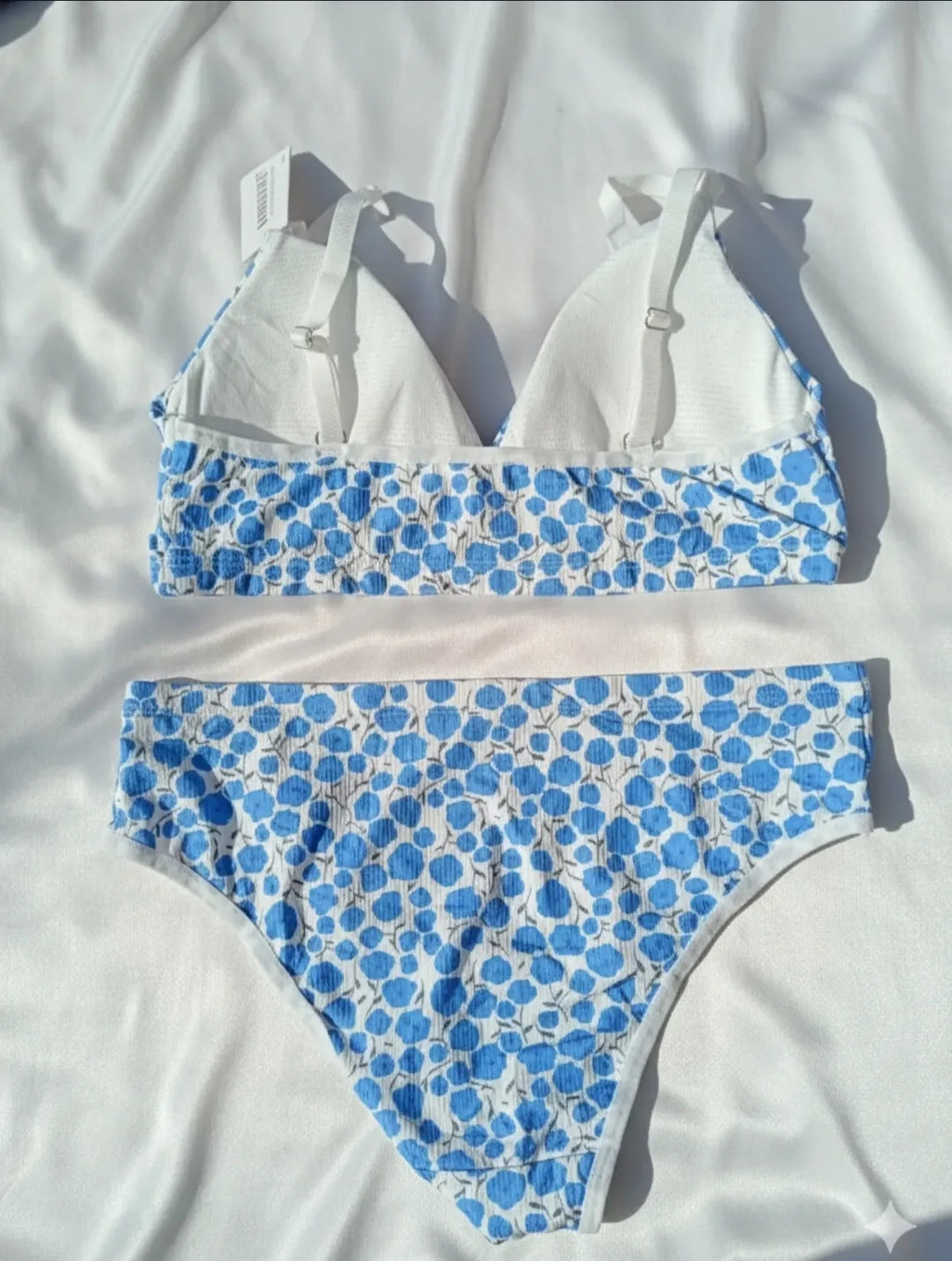 Ladies important mini Summer bikini style lite padded floral set (free size  32 to 34)