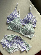 Mini Summer Bikini Style Lite Padded Floral Set