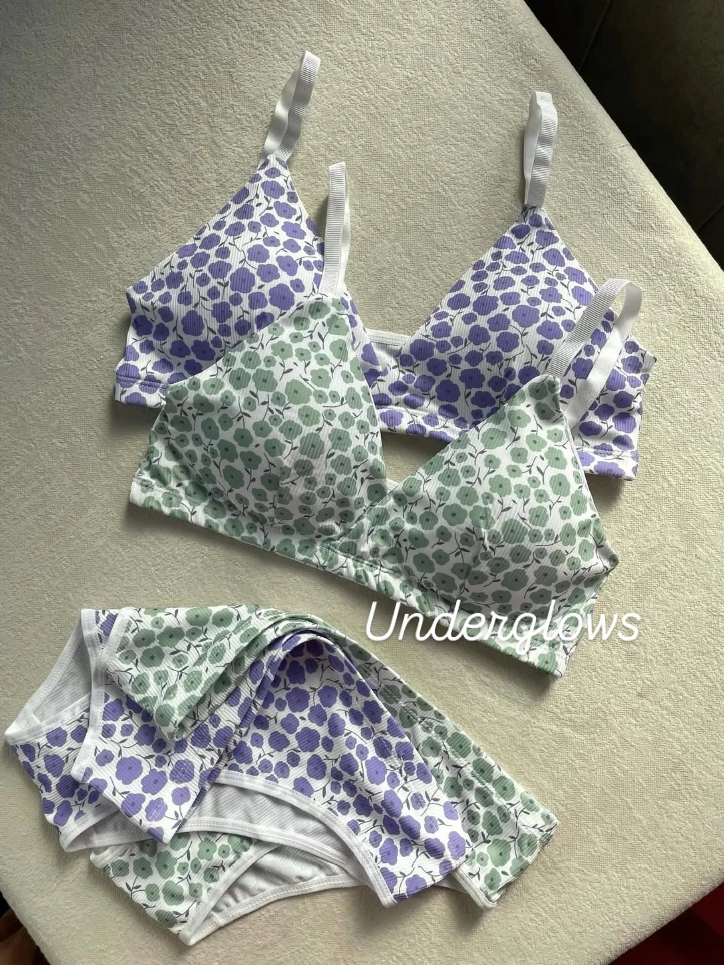 Mini Summer Bikini Style Lite Padded Floral Set