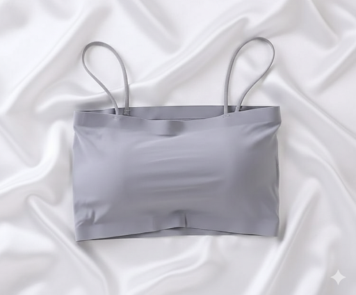 Ice Silk Seamless Strap Padded Bra