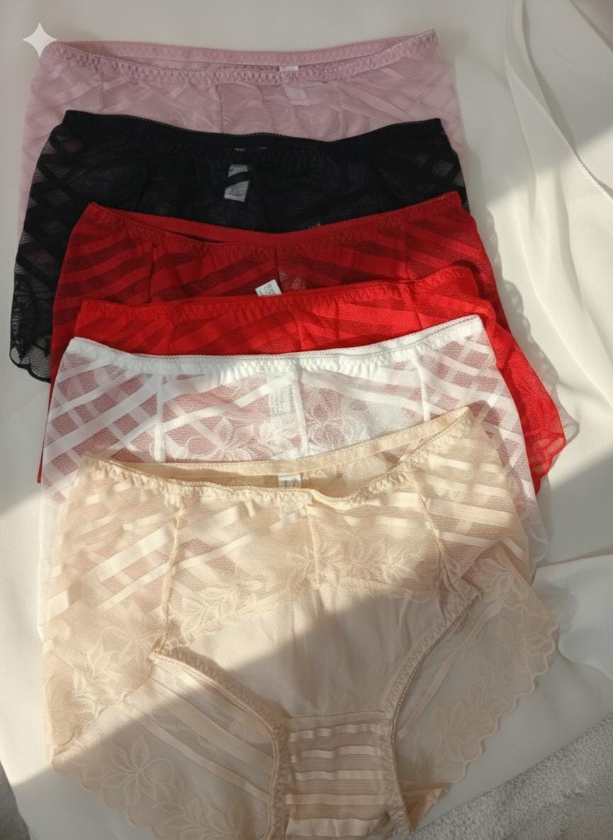Free size High quality Fency net Soft Underwear Panties for Women