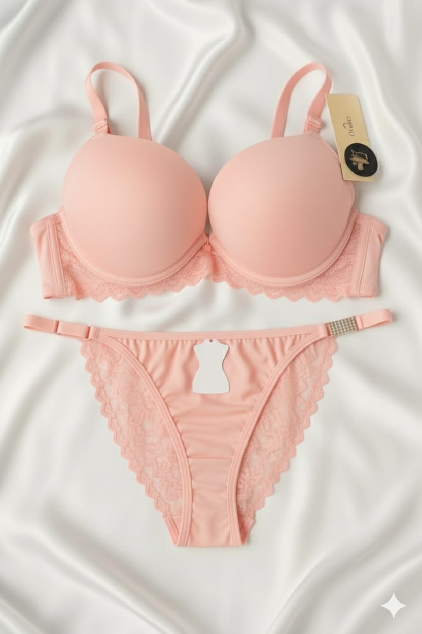 Premium Double Padded Bra Panty Set