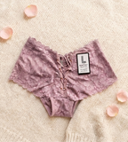 High waist lace corset briefs/shorts
