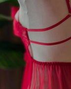Bow Style Front Open Lingerie Set