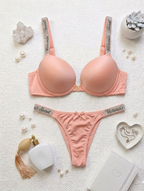 Victoria Secret Plain Pushup Bra & Panty Set