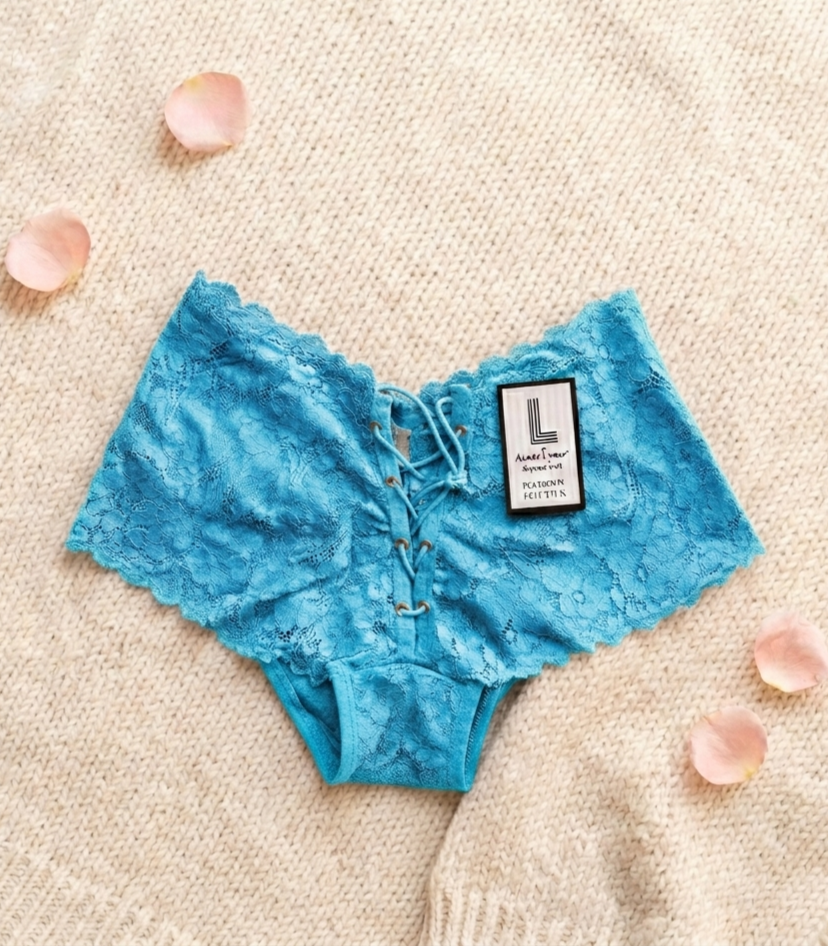 High waist lace corset briefs/shorts