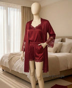 5 PECS Premium China Silk Lingerie Set for Bridal Wear