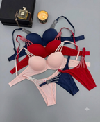 Star strapy Pushup Bra & Panty Set