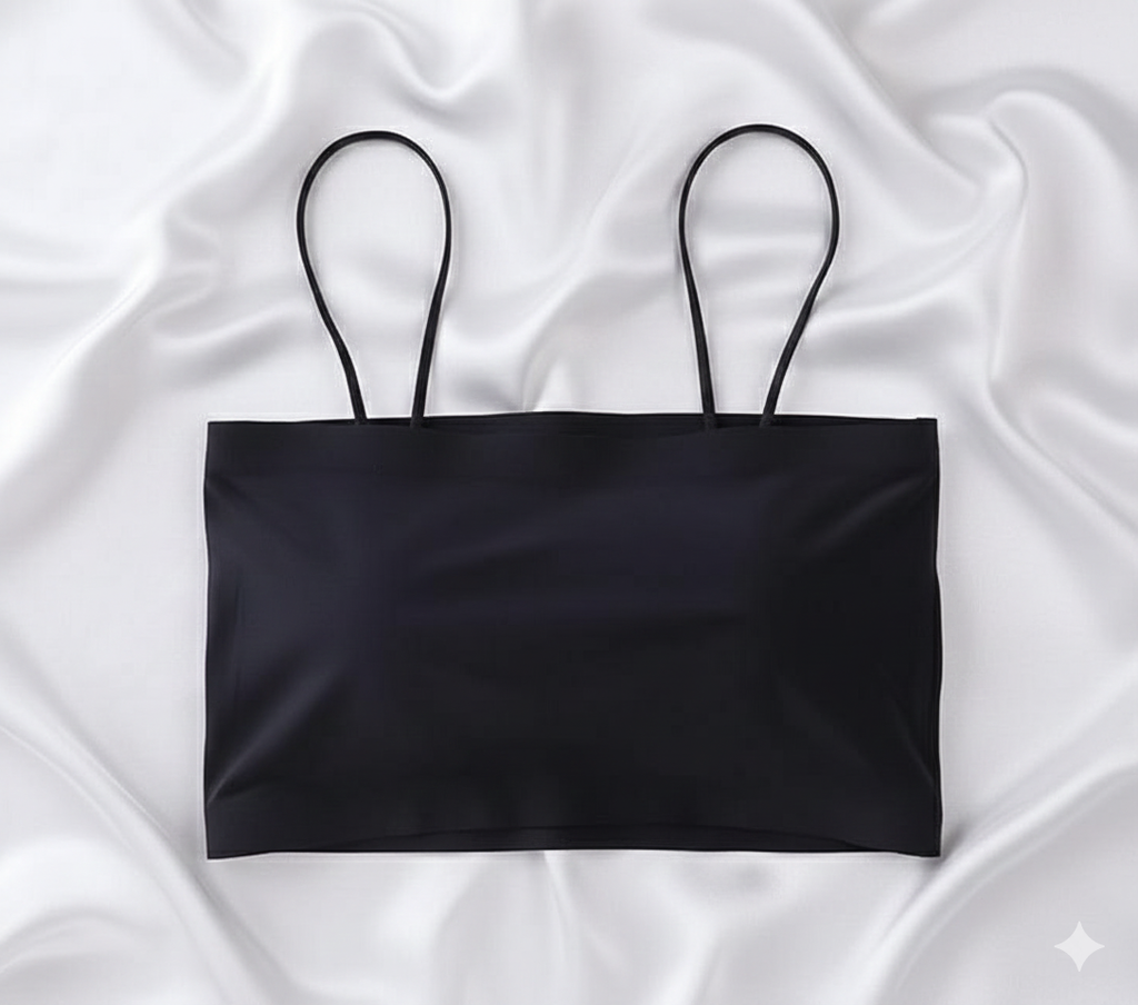 Ice Silk Seamless Strap Padded Bra