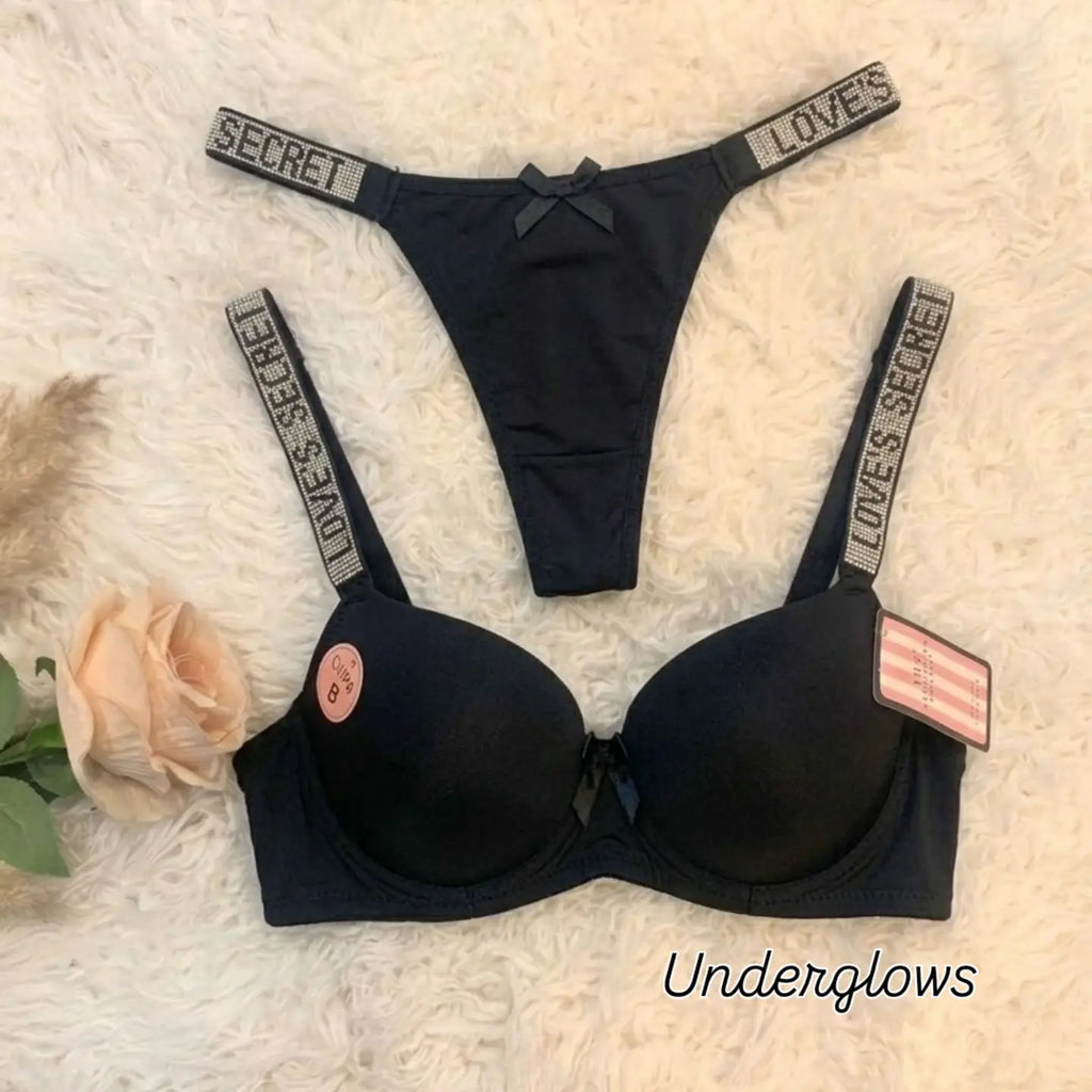 Love Secret Plain Pushup Bra & Panty Set