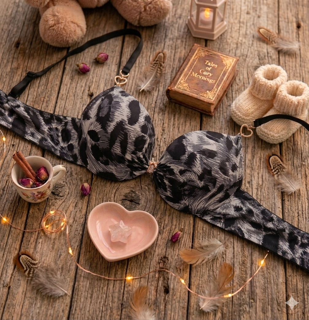 Wild LUX animal print pushup bra