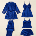 5 PECS Premium China Silk Lingerie Set for Bridal Wear