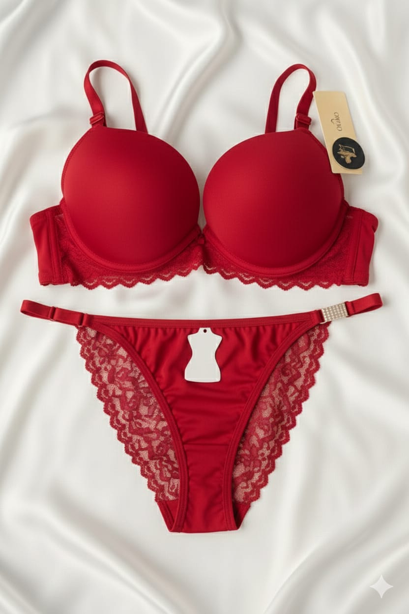 Premium Double Padded Bra Panty Set