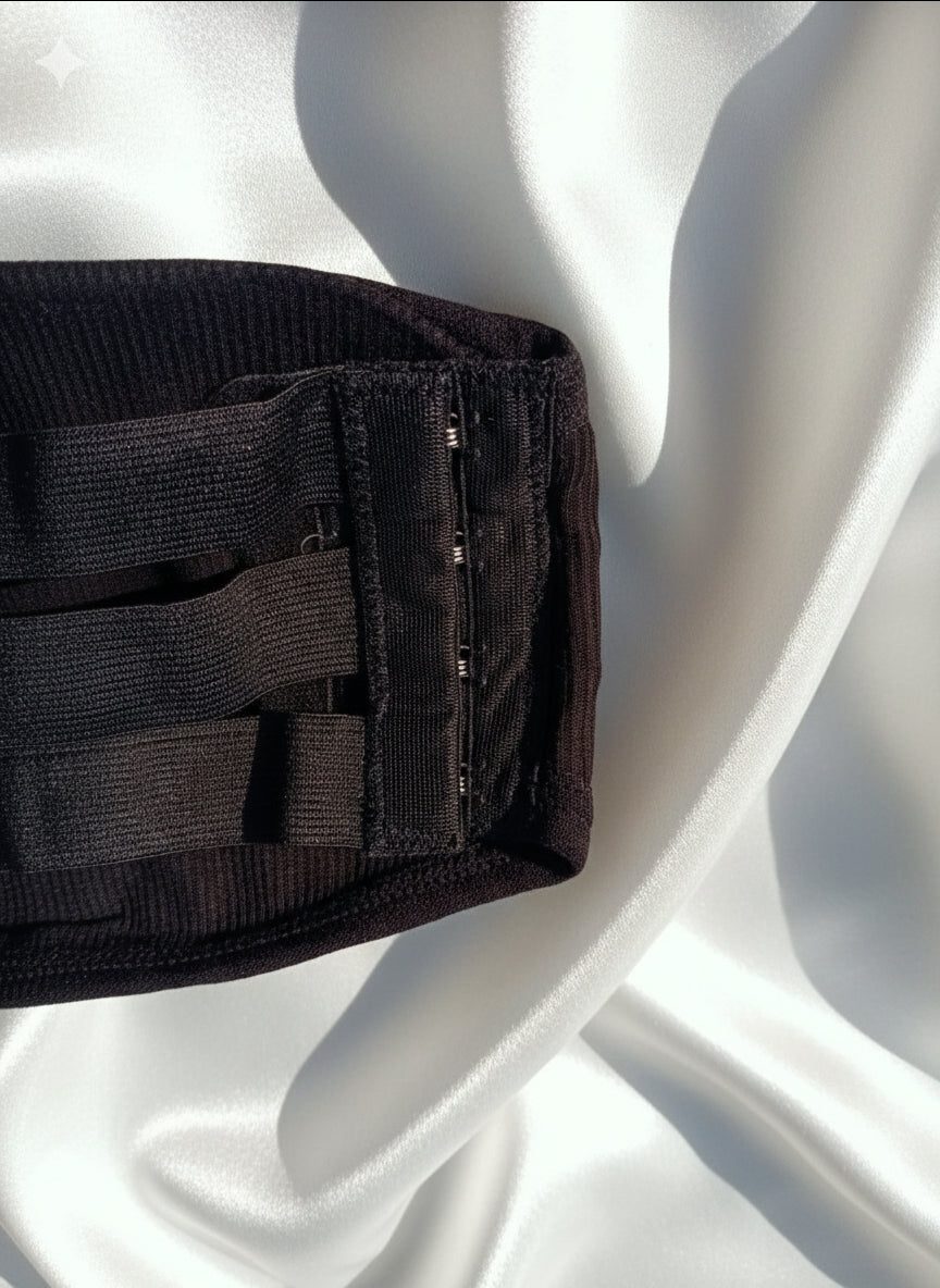 Black Seamless Strapless Padded Bra