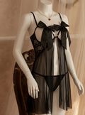2 PC Bow Style Wedding Nighty Set