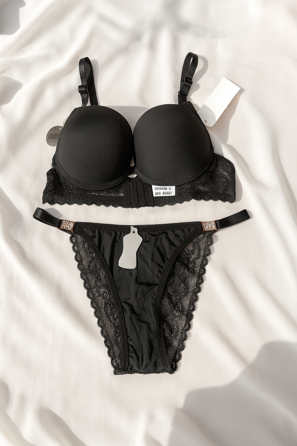 Premium sexy  double padded bra and panty set