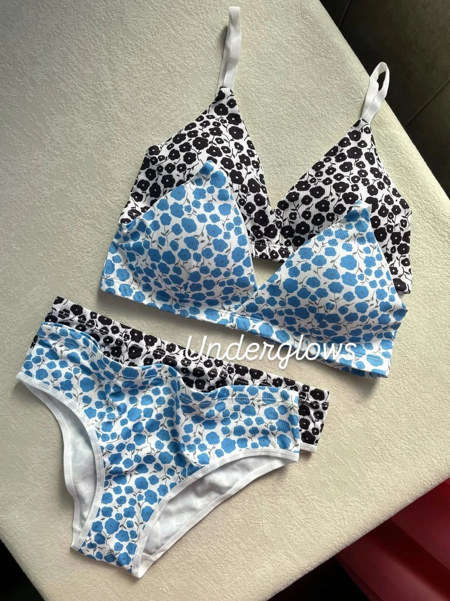 Mini Summer Bikini Style Lite Padded Floral Set