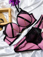 Premium Padded, Chained Bra & Panty
