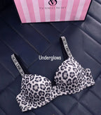Victoria's Secret Leather Cheeta Print Seemless Bra