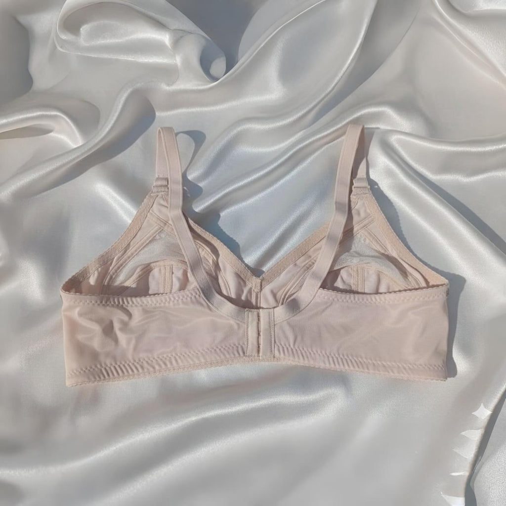 Premium Skin Net Lacy Bra (Non Padded - Non Wired Bra)